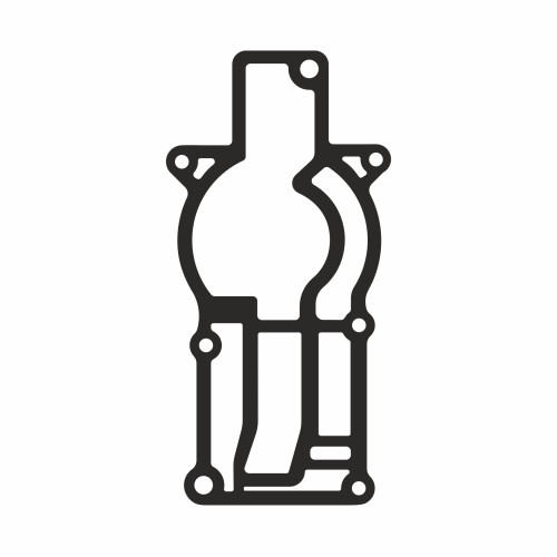 Прокладка під мотор (дейвуда) Yamaha 67D-45113-A0 Прокладка під мотор (дейвуда) Yamaha 67D-45113-A0