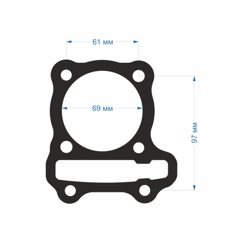 Прокладка ГБЦ Polaris 0452391 Прокладка ГБЦ Polaris 0452391