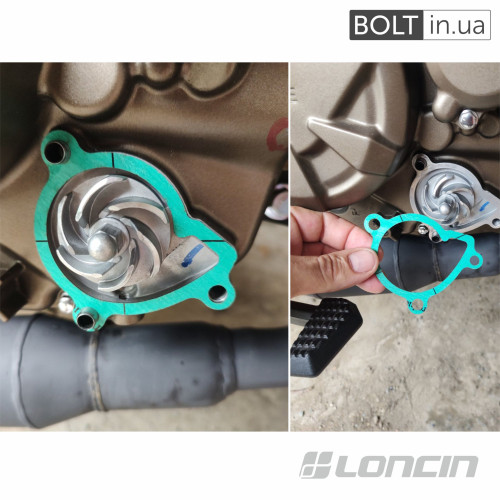 Прокладка помпи Loncin Voge 300 160680014-0001 Прокладка помпи Loncin Voge 300 160680014-0001