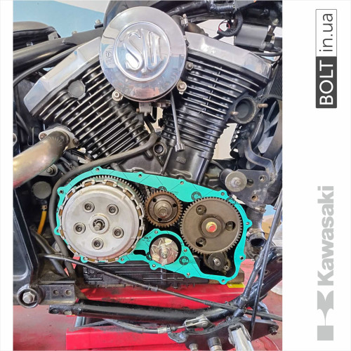 Прокладка кришки зчеплення Kawasaki Vulcan 11060-1926, 11060-1090 Прокладка кришки зчеплення Kawasaki Vulcan 11060-1926, 11060-1090